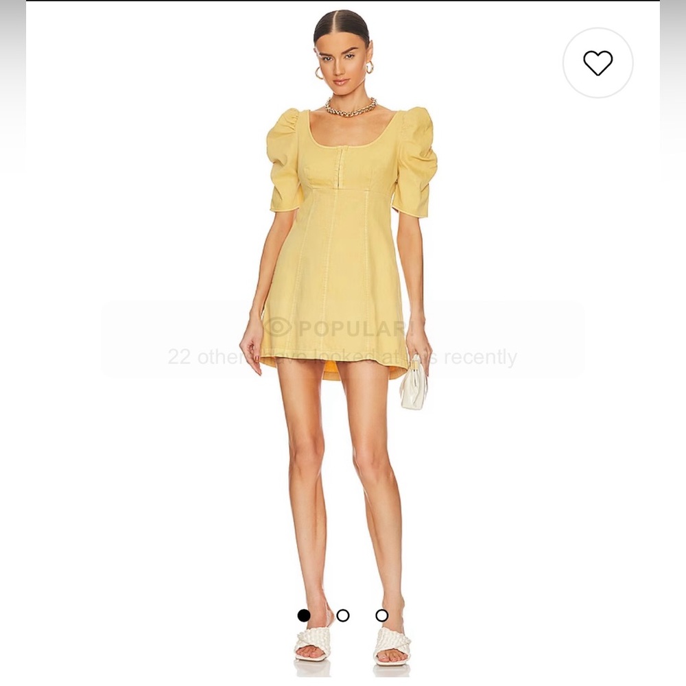 Cheyenne Denim Mini Dress in Sand Dune